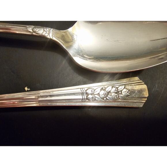 ROSALIE 1938 WM.A. ROGERS A1 PLUS ONEIDA SILVER PLATE Tablespoons Set Of Six - Picture 3 of 10